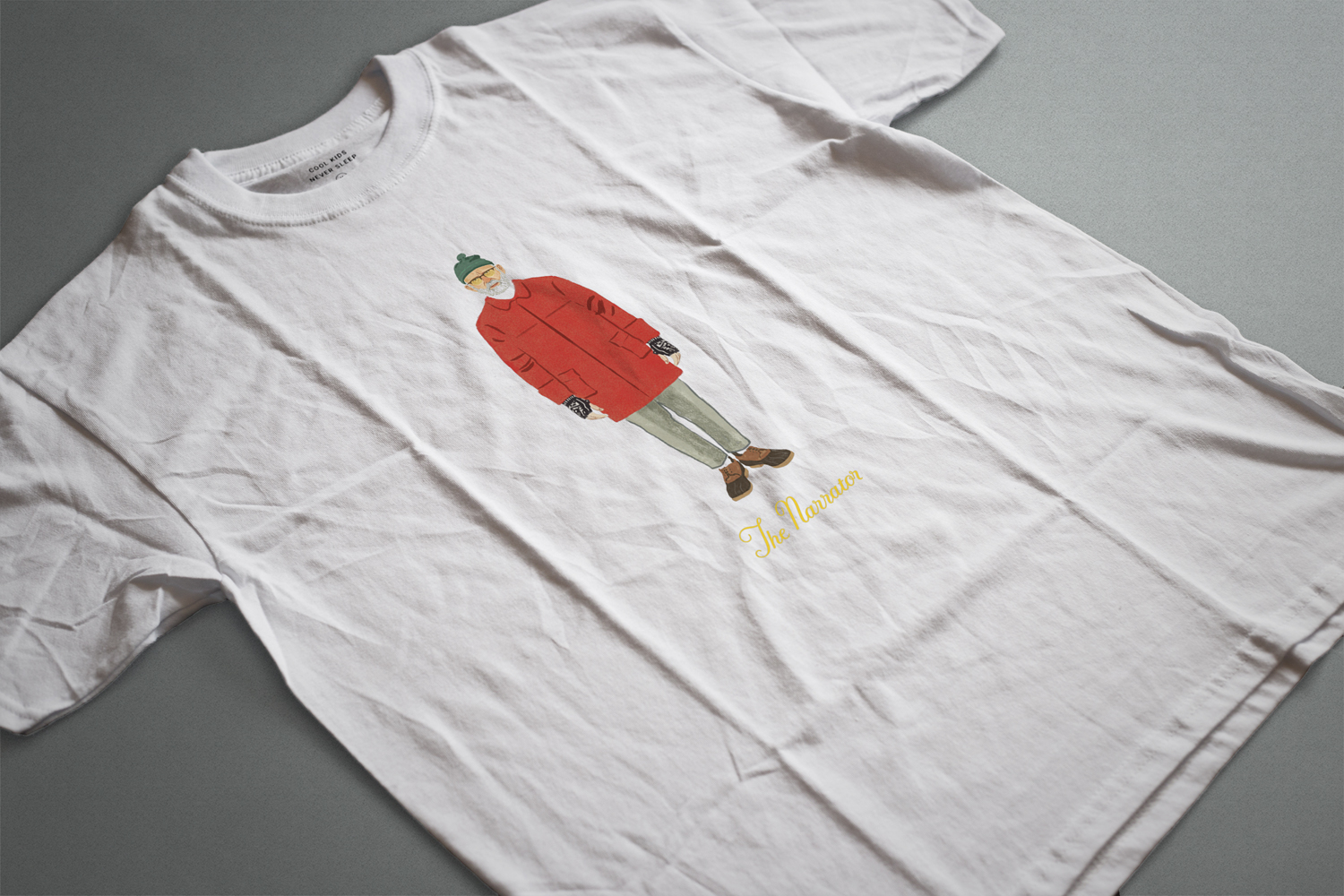 Tshirt mockup narrator
